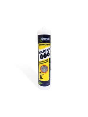 Bostik Çekomastik Akrilik 666 Montaj Mastiği Beyaz 500 Gr
