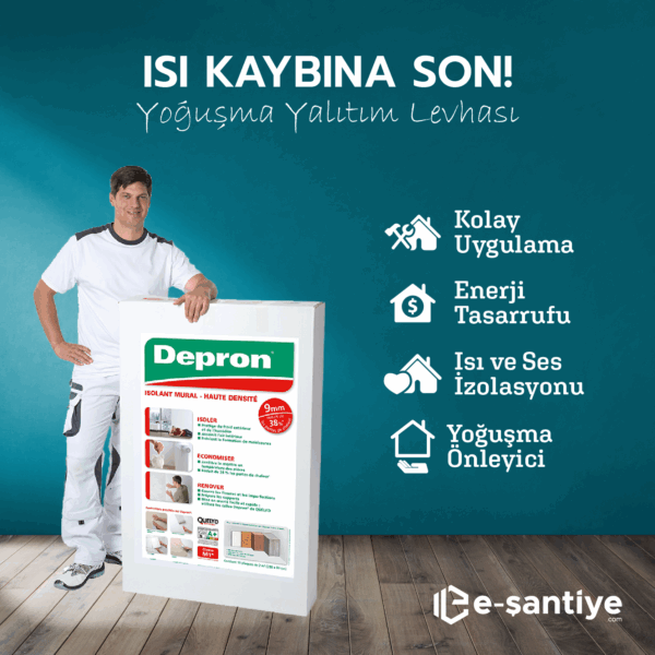 Depron G6 Yoğuşma Yalıtım Levhası 6 Mm 20 M2/kutu