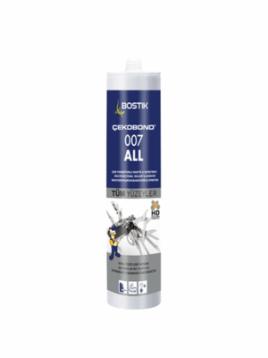 Bostik Çekobond 007 All 290 ml Beyaz Çok Fonksiyonlu Hibrit Mastik ve Yapıştırıcı