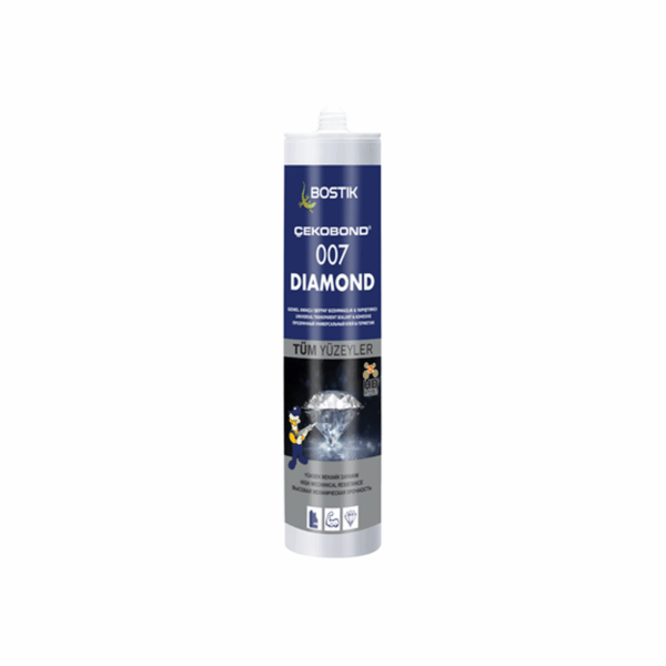Bostik Çekobond 007 Diamond 290 ml Şeffaf Genel Amaçlı Şeffaf Yapıştırıcı